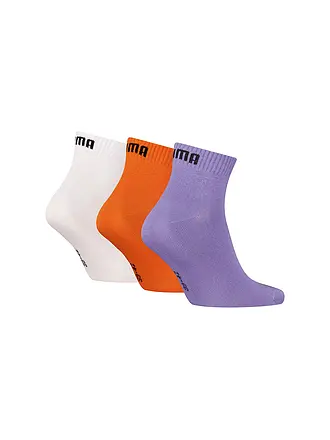 PUMA | Calzini per il tempo libero Quarter Plain, confezione da 3 | lila